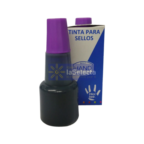TINTA PARA TAMPON MORADO 24CC HAND